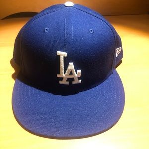 Blue LA Dodgers hat